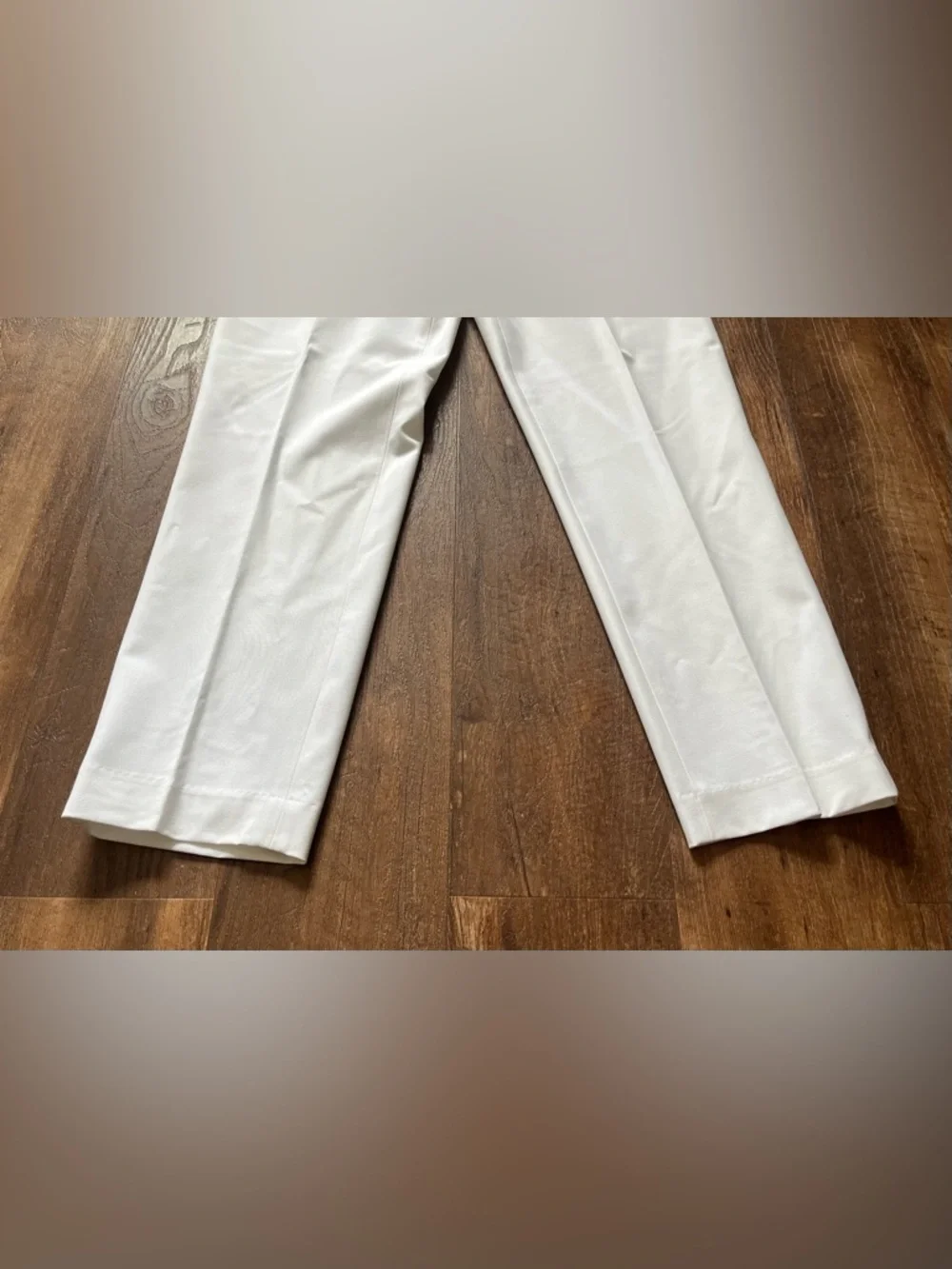 NWT Talbots Women's Classic Side Zip White Dress Pants Size 8 - Picture 3 of 5